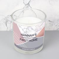 Personalised Geometric Scented Jar Candle Extra Image 1 Preview